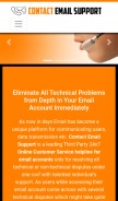 How contact-emailsupport.com looks like on a mobile device such as an iPhone.