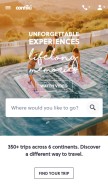 How contiki.com looks like on a mobile device such as an iPhone.