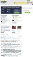 How contractortalk.com looks like on a mobile device such as an iPhone.