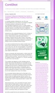 How contshot.blogspot.com looks like on a mobile device such as an iPhone.