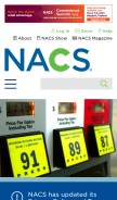 How convenience.org looks like on a mobile device such as an iPhone.