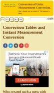 How convert-me.com looks like on a mobile device such as an iPhone.