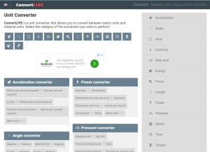 How convertlive.com looks like on a tablet such as an iPad.