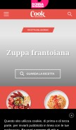 How cookaround.com looks like on a mobile device such as an iPhone.