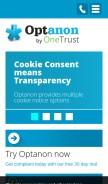 How cookielaw.org looks like on a mobile device such as an iPhone.