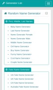 How coolgenerator.com looks like on a mobile device such as an iPhone.