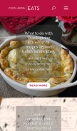 How coolmomeats.com looks like on a mobile device such as an iPhone.