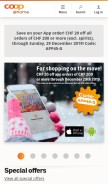 How coopathome.ch looks like on a mobile device such as an iPhone.