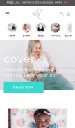 How copperpearl.com looks like on a mobile device such as an iPhone.