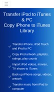 How copytrans.net looks like on a mobile device such as an iPhone.