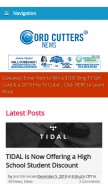 How cordcuttersnews.com looks like on a mobile device such as an iPhone.
