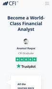 How corporatefinanceinstitute.com looks like on a mobile device such as an iPhone.