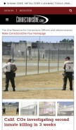 How correctionsone.com looks like on a mobile device such as an iPhone.
