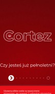 How cortezworld.com looks like on a mobile device such as an iPhone.