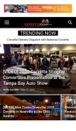How corvetteblogger.com looks like on a mobile device such as an iPhone.