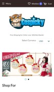 How cospicky.com looks like on a mobile device such as an iPhone.