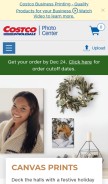 How costcophotocenter.com looks like on a mobile device such as an iPhone.