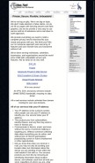 How cotse.net looks like on a mobile device such as an iPhone.