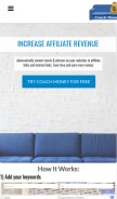 How couchmoney.net looks like on a mobile device such as an iPhone.