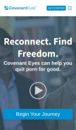 How covenanteyes.com looks like on a mobile device such as an iPhone.