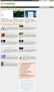 How cowblog.fr looks like on a mobile device such as an iPhone.