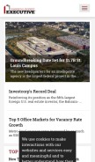 How cpexecutive.com looks like on a mobile device such as an iPhone.