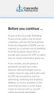 How cph.org looks like on a mobile device such as an iPhone.