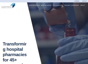 How cpspharm.com looks like on a tablet such as an iPad.