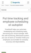 How cptimeonline.com looks like on a mobile device such as an iPhone.