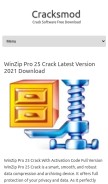 How cracksmod.org looks like on a mobile device such as an iPhone.