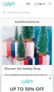 How cratejoy.com looks like on a mobile device such as an iPhone.