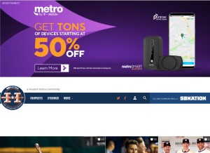 How crawfishboxes.com looks like on a tablet such as an iPad.