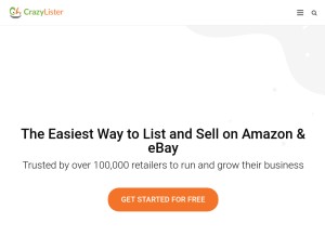 How crazylister.com looks like on a tablet such as an iPad.