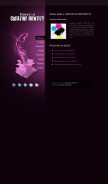 How creativeidentity.co.rs looks like on a mobile device such as an iPhone.