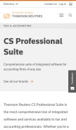 How creativesolutions.com looks like on a mobile device such as an iPhone.
