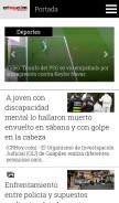 How crhoy.com looks like on a mobile device such as an iPhone.
