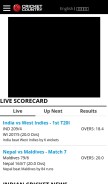 How cricketcountry.com looks like on a mobile device such as an iPhone.