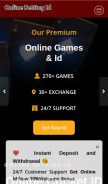How cricketlivebetting.com looks like on a mobile device such as an iPhone.