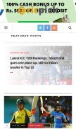 How cricpick.in looks like on a mobile device such as an iPhone.