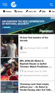 How crictracker.com looks like on a mobile device such as an iPhone.