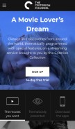 How criterionchannel.com looks like on a mobile device such as an iPhone.
