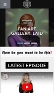 How critrole.com looks like on a mobile device such as an iPhone.