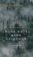How cronahotel.com looks like on a mobile device such as an iPhone.