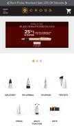 How cross.com looks like on a mobile device such as an iPhone.