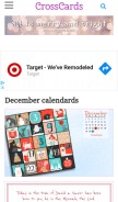 How crosscards.com looks like on a mobile device such as an iPhone.