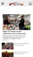 How crossroadstoday.com looks like on a mobile device such as an iPhone.