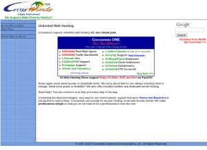 How crosswinds.net looks like on a tablet such as an iPad.