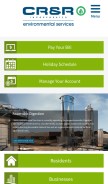 How crrwasteservices.com looks like on a mobile device such as an iPhone.