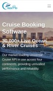 How cruisepro.us looks like on a mobile device such as an iPhone.
