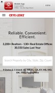 How crye-leike.com looks like on a mobile device such as an iPhone.